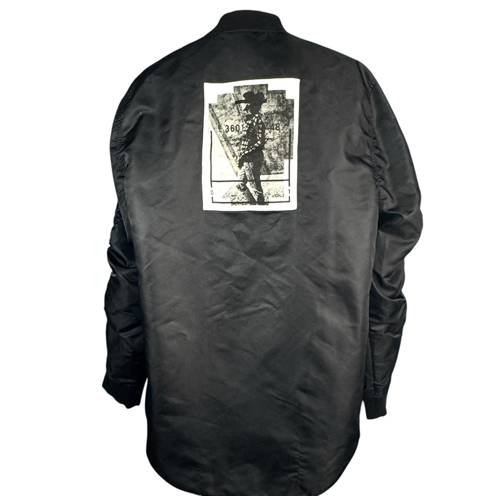Jaywalker Bomber Flight Jacket Art Patches Men's Size Lg‎